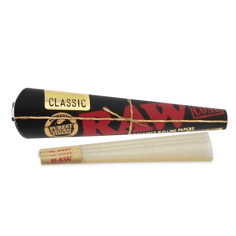 RAW Black Cones 3pk | BudMates