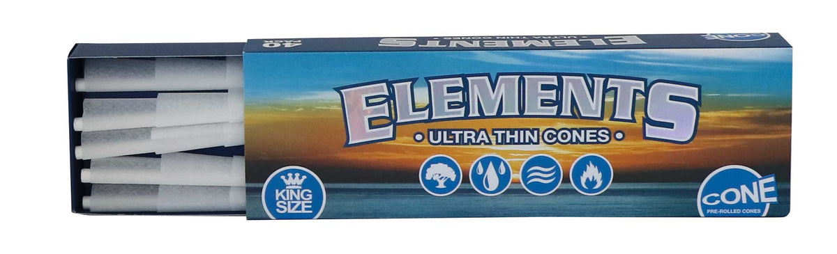 Elements Cone King Size 40pk – Ferdigrullede cones