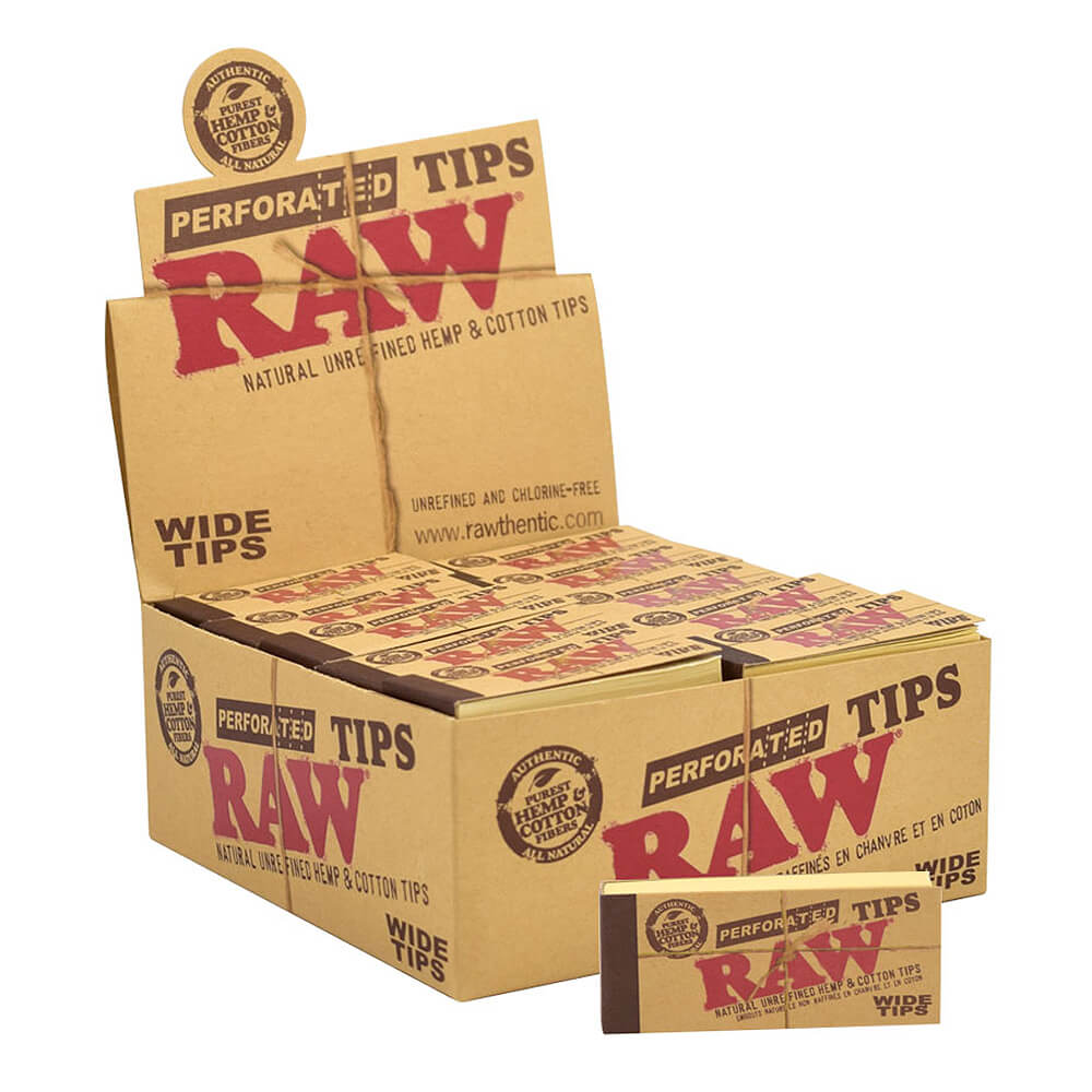RAW wide filter tips kartong