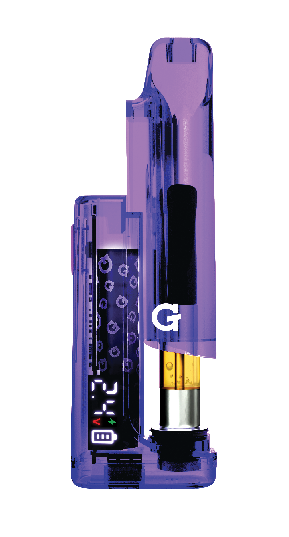 G Pen Hydout Retro Clear — Purple åpen
