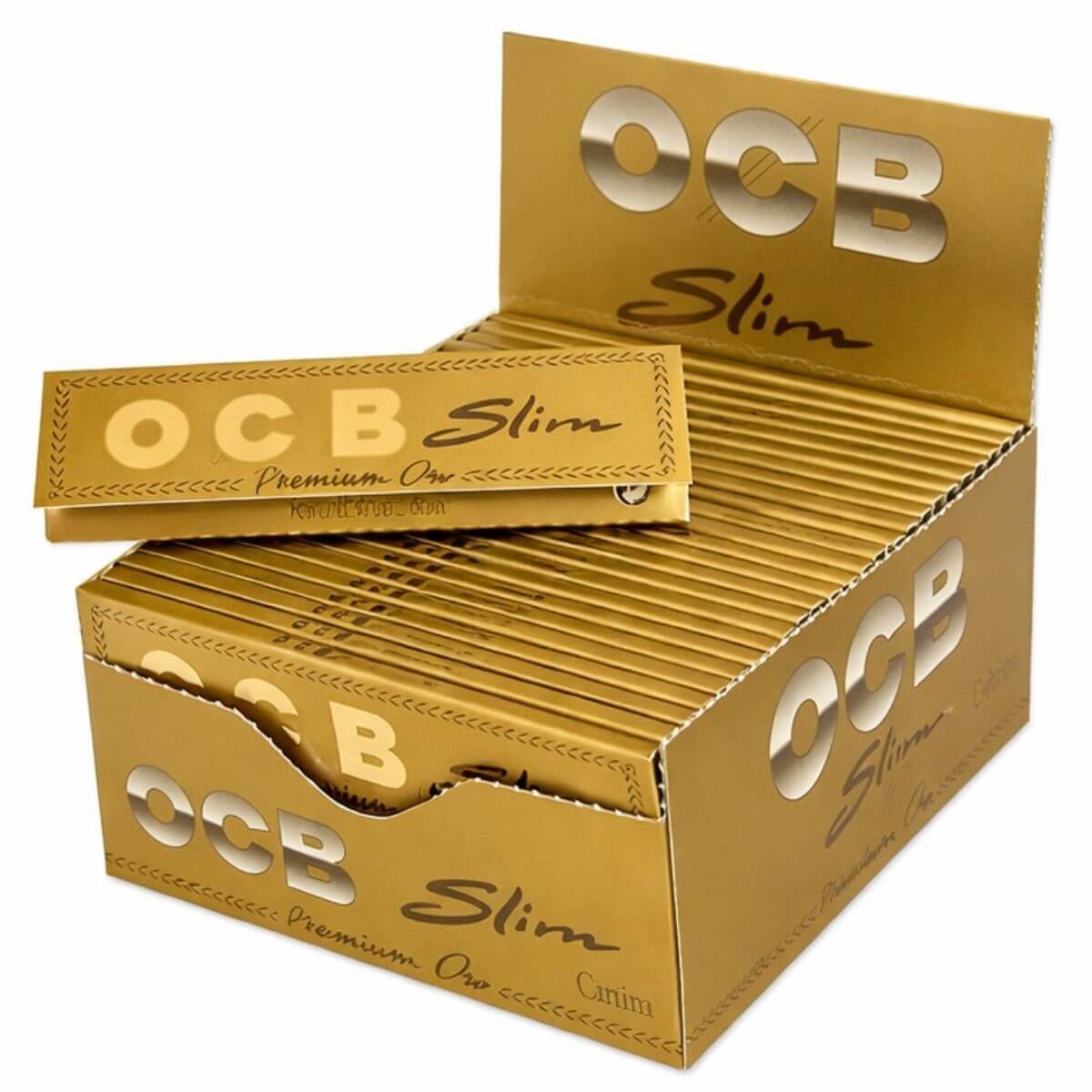 OCB Gull King Size Slim rullepapir kartong 50 pakker | BudMates