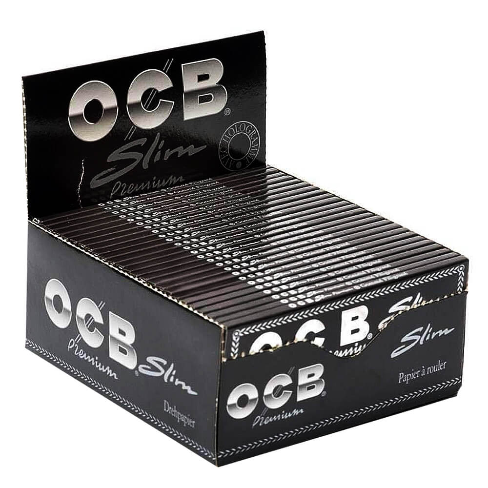 OCB Premium King Size Slim rullepapir kartong 50 pakker | BudMates