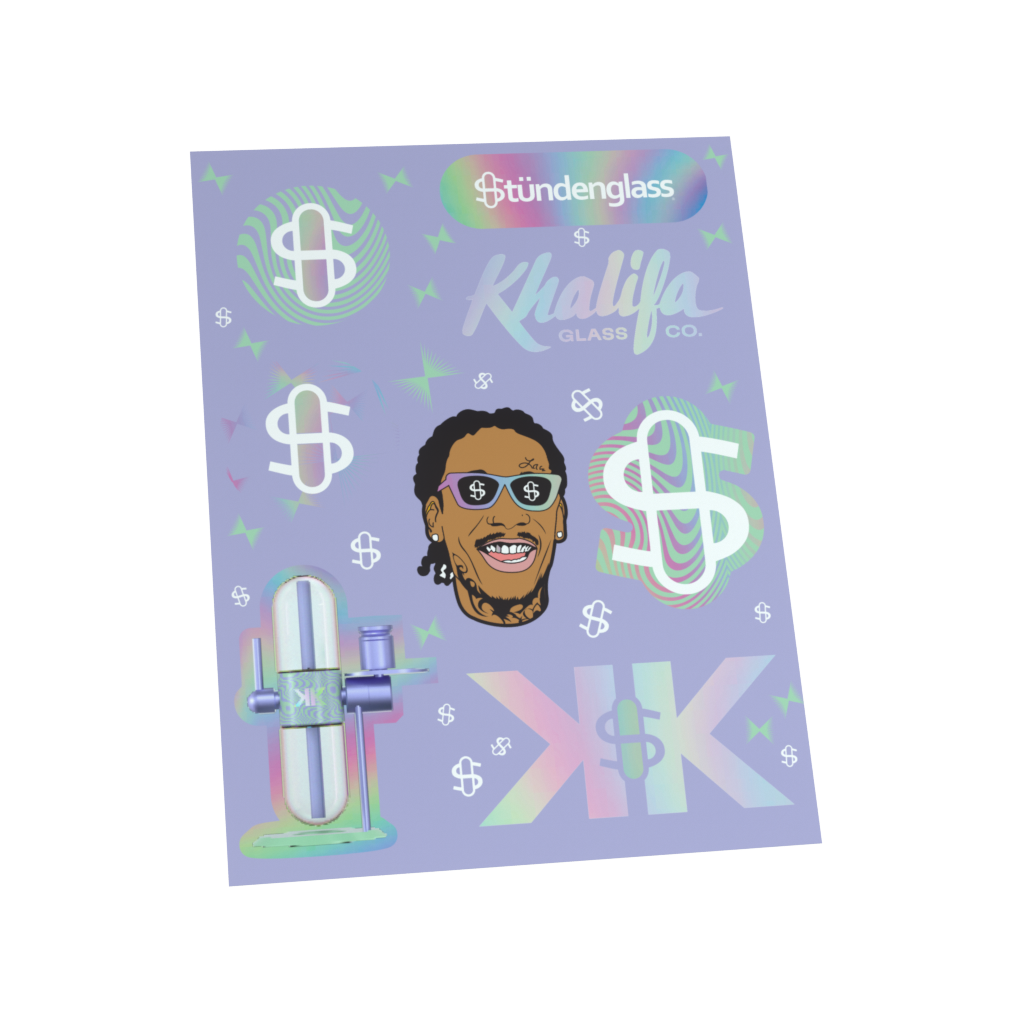 Khalifa x Stündenglass Gravity Infuser — sticker sheet