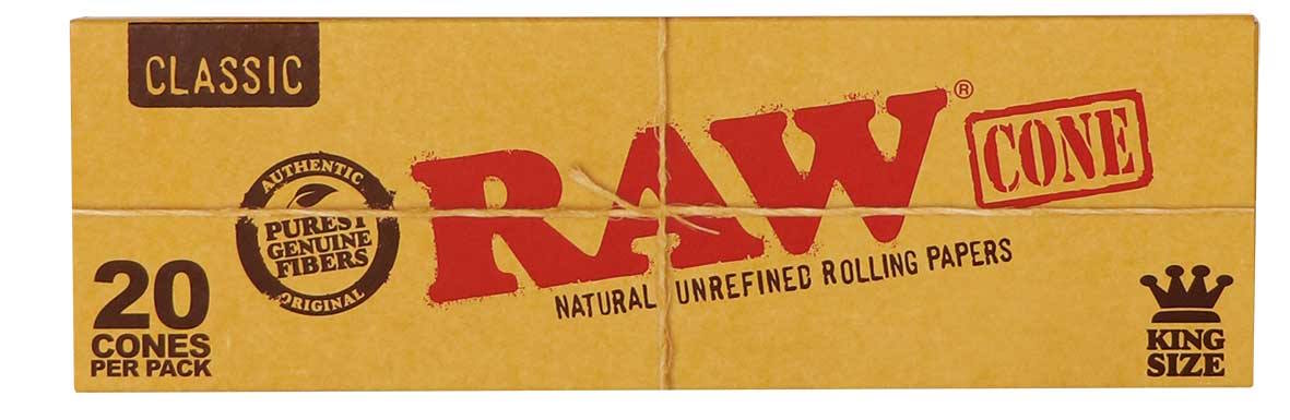 RAW Cone 20pk King Size – Ferdigrullede cones