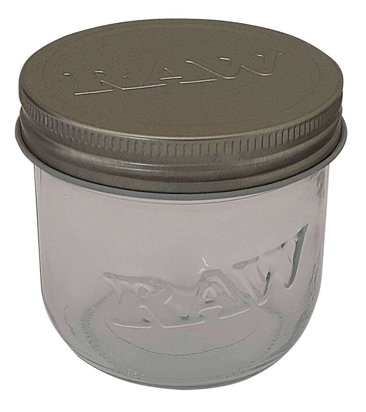 RAW Mason Jar 10oz glass-oppbevaring med lufttett lokk