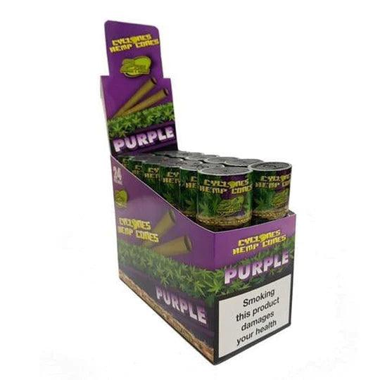 Cyclones Hemp Purple 2pk – Ferdigrullede Hemp Cones